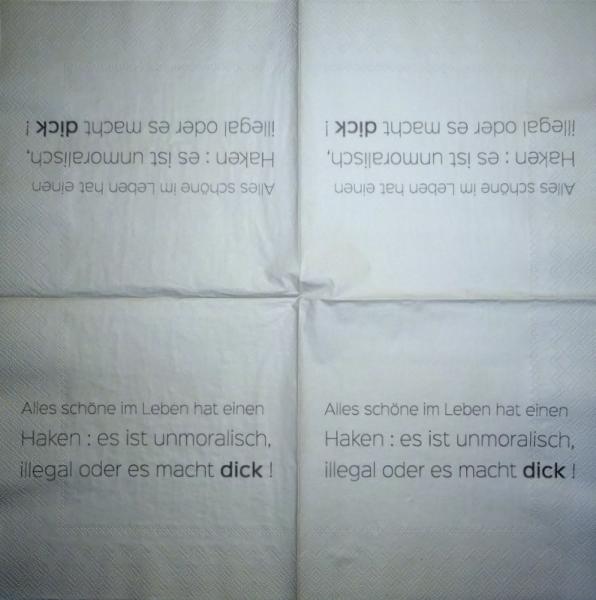 TX-706 Text - 3-lagig - Alles schöne im Leben...